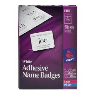  Avery Garment Friendly Clip Style Top Loading Name Badges 