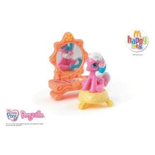 McDonalds 2007 My Little Pony Toy #8 Cotton Candy With Vanity