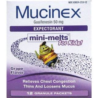  Mucinex Cough Mini Melts in Orange Creme Flavor Health 