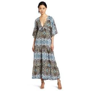  Calvin Klein Womens Kimono Maxi Dress Clothing