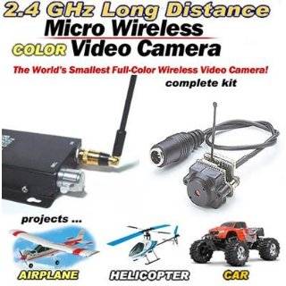  Smallest Hidden Spy cam Color Wireless Camera /w Audio 