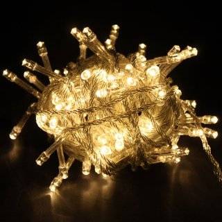 Warm White LED Fairy Light String Holiday Lights for Christmas Party 