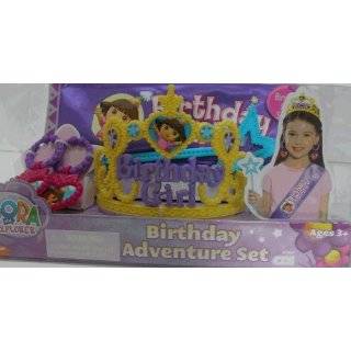 Dora the Explorer Princess Birthday Party Supplies 7 Dessert Plates 
