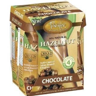 Pacific Natural Foods Hazelnut Non Dairy Beverage, Chocolate, 8 Ounce 