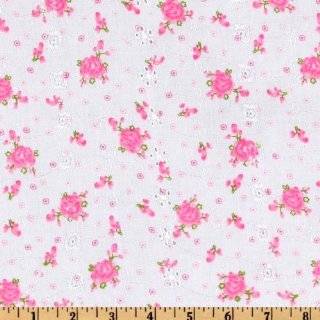  44 Wide Floral Eyelet Peach Fabric By The Yard Arts 