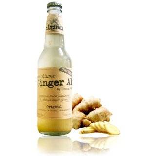   Tea Unfiltered Ginger Ale by Bruce Cost 12 oz. Glass Bottles 24 Pack
