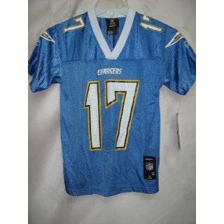 Philip Rivers San Diego Chargers NAVY Equipment   Replica NFL YOUTH 