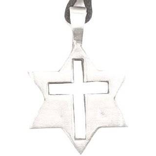  Messianic Star of David Jews for Jesus Christians for Isreal Cross 