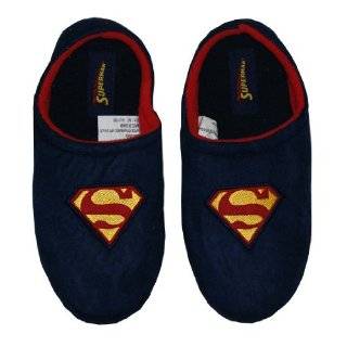 Superman DC Comics Logo Superhero Mens Slippers