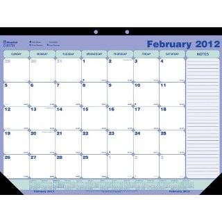  Compact Desk Pad Calendar 12 Months January 2012 to December 2012 