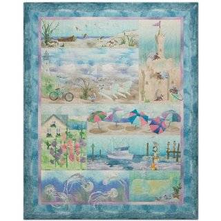  Life is a Beach Quilt Pattern with Embroidery CD By Smith 