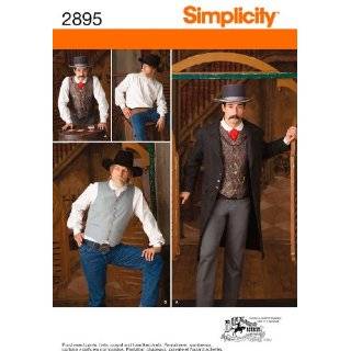 Simplicity Sewing Pattern 2895 Men Costumes, BB (46 48 50 52)
