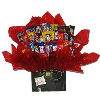 Chocolate Candy Bouquet in a Doctors Bag Get Well Soon gift box