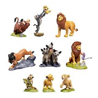  Disney The Lion King Exclusive 9 Piece Deluxe Figurine 