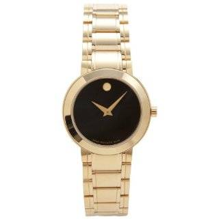  Movado Womens 604758 Amorosa Gold Tone Stainless Steel 