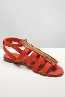 Miss Sixty  Baby Orange red Suede Gladiator Sandals for women