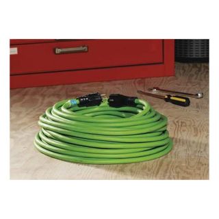 Woods 4304 Extension Cord, 25 ft, 12/3, 15A, 125V, Green