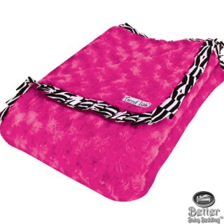 Baby Girl Black Pink Zebra Print Crib Nursery Bedding Quilt Set Accessories
