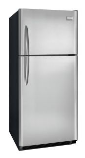 New Frigidaire Stainless Steel 18 CU ft Top Freezer Refrigerator FGHT1844KF