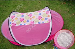 Portable Foldable Baby Kids Bed Crib Pop Up Canopy Mosquito Net Play Tent House