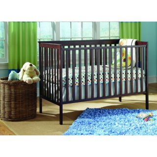 New Espresso Nursery Convertible Crib Baby Room Furniture Kids Toddler Bed
