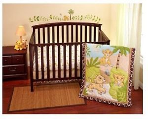 Disney Lion King Simba Crib Bedding Set Sheets Nursery Baby Bedroom Comforter
