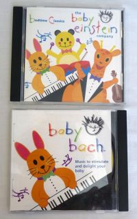 Lot 2 Baby Bach Baby Einstein Classical Music CDs for Kids