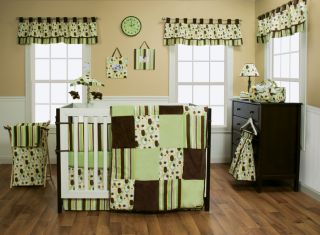 Trend Lab Giggles 4pc Baby Crib Bedding Set