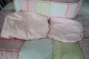 Circo Baby Girl Pink Green Blue Floral Crib Bedding