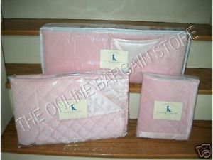 1 Pottery Barn Kids Silk Velvet Luxury Bed Crib Skirt Baby Pink Bed Bedroom