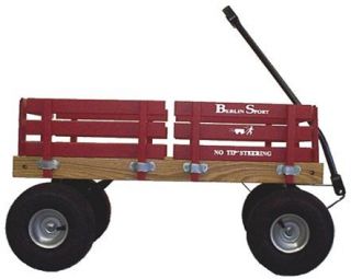 Berlin Flyer Sport Wagon F410 Red Wooden Made in The U s A Amish America New
