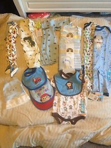 Newborn 0 3 Baby Boy Clothes Lot