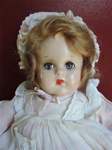 1940s Madame Alexander Baby McGuffey or Genius Doll 11" in Original Clothes