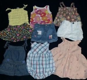 Clothes Lot Baby Girl 6 12 Months Summer Dresses Skirts Shirts Outfits Gymboree