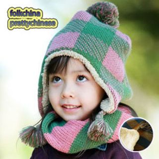 Baby Boys Girls London Check Winter Trapper Hat 4 Colours Bch