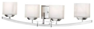 Vanity Bar 4 Light Brushed Nickel Bathroom Hampton Bay Contemporary Architect
