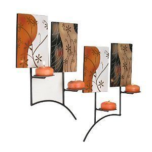New Best Seller Amazing Wall Mural Candle Holder Sconce Set Home Decor Free SHIP