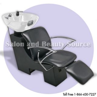 Shampoo Unit Backwash Sidewash Bowl Chair Salon Equipment Furniture Wet Station