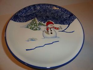 Christmas China Dinner Plates