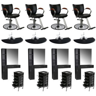 New Beauty Salon Spa Equipment Styling Chair Mat Trolley Station Package DP 70K