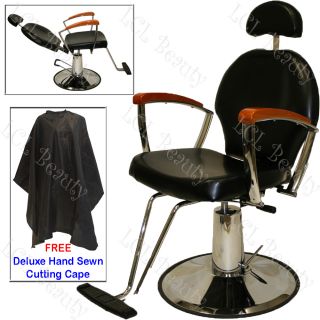 Recline Barber Chair Hydraulic Shampoo Salon Equipment