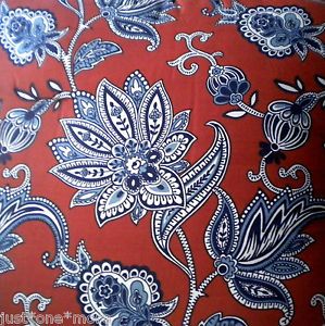 Nautica 4pc Tisbury Jacobean Floral King Comforter Set Red White Blue 1stQ New