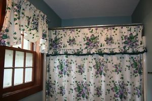 Waverly Sweet Violets Shower Curtain and Window Valance