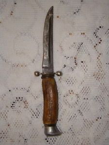 Vintage Gutmann Cutlery Stag Handle Knife Solingen Germany