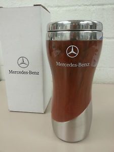 Mercedes Benz Wood Tumbler Thermos Coffee Travel Drinkware