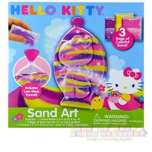 Hello Kitty Sand Art Birthday Party Supplies Craft Kit Game Activity Prize