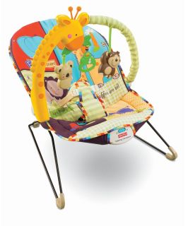 Fisher Price Bouncer Baby Infant Chair Luv Zoo Music Animal T8379 Sounds New
