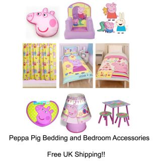 Official Peppa Pig Duvet Covers Bedding Bedroom Accessories Free UK P P