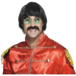 Sonny Wig Mustache Set Adult Mens 70's Bono Halloween Costume Accessories