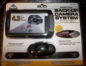 Peak Back Up Camera System with 4 3 inch Color LCD Monitor PKCOBU4 New